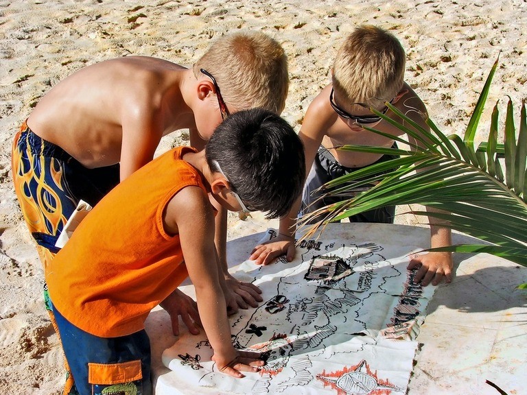 Fun Beach Games With Toys And Floats