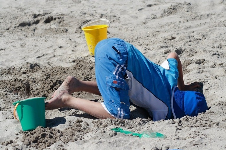 Fun Beach Games With Toys And Floats