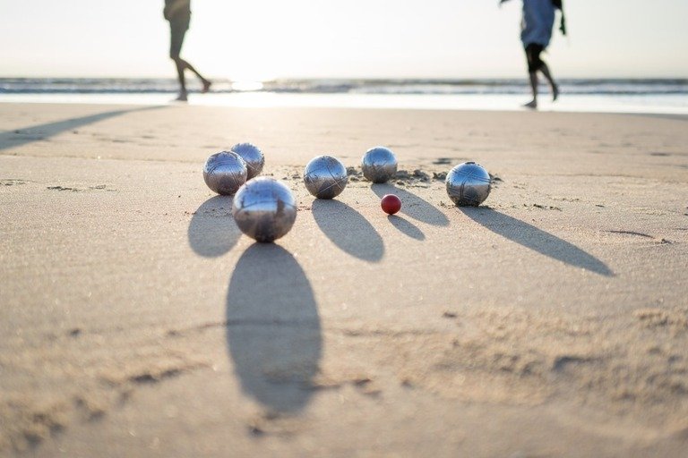 Fun Beach Games With Toys And Floats