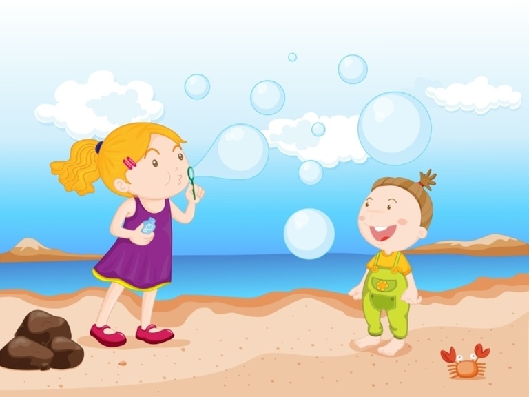 Fun Beach Games With Toys And Floats