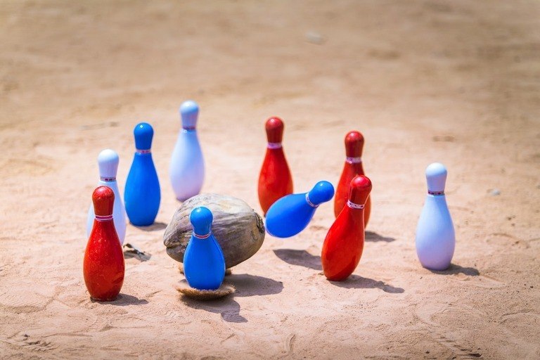 Fun Beach Games With Toys And Floats